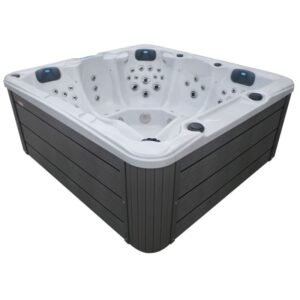Jacuzzi Model NatuSpa L 5/95 WHITE MARBLE+ALTA+BLUE+STEPS+COVER GREY