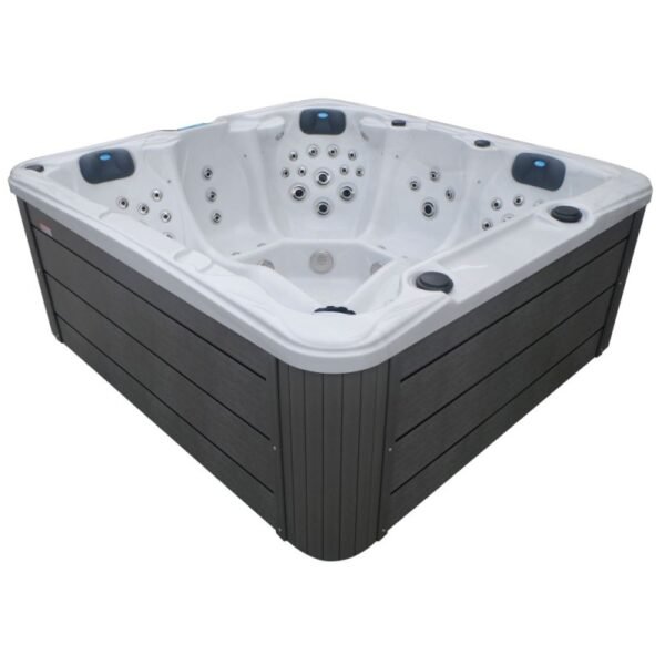 Jacuzzi Model NatuSpa L 5/95 WHITE MARBLE+ALTA+BLUE+STEPS+COVER GREY