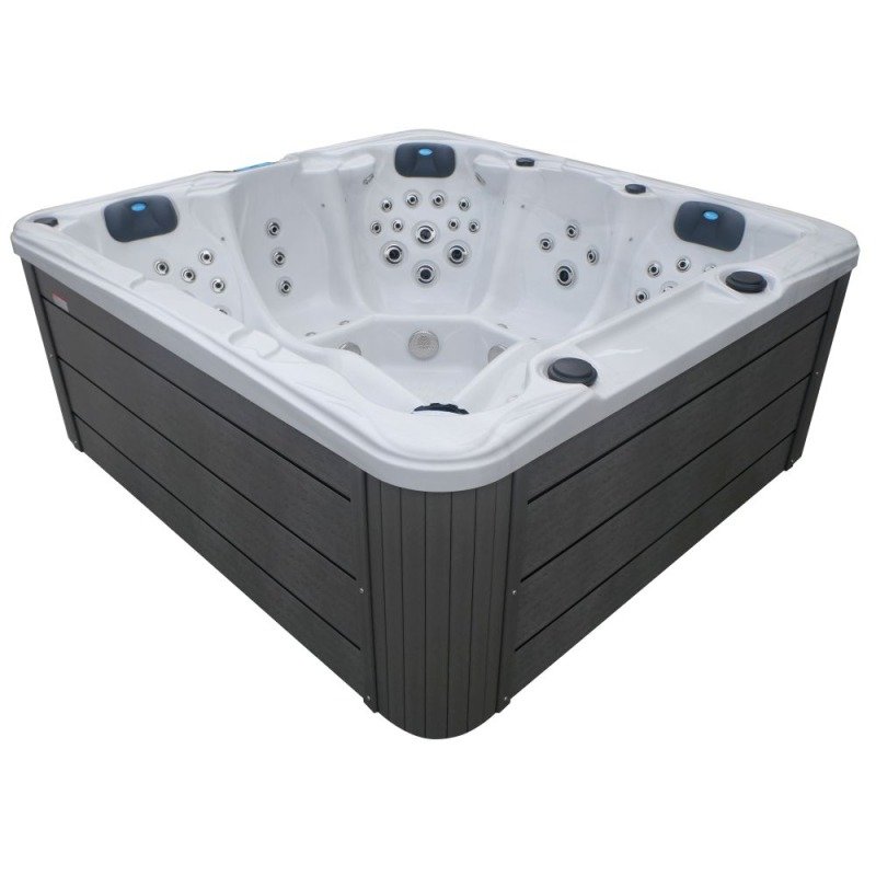 Jacuzzi Model NatuSpa L 5/95 WHITE MARBLE+ALTA+BLUE+STEPS+COVER GREY