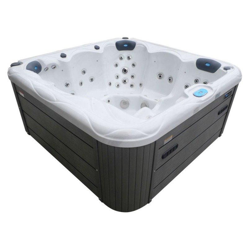 Jacuzzi Model NatuSpa M 6/67 WHITE MARBLE+ALTA+BLUE+STEPS+COVER GREYS