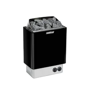 HARVIA KIP60 Black Wall Heater with Built-in Controls HBK600230