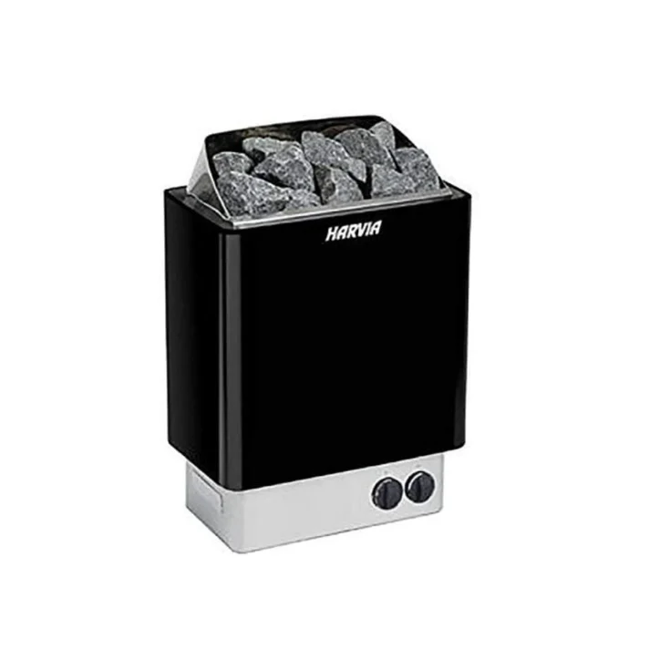 HARVIA KIP60 Black Wall Heater with Built-in Controls HBK600230