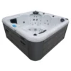 Jacuzzi Model NATUSPA M6/67 Silver + Bluetooth + Speakers + Cover + UV Step/Ladder