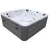 Jacuzzi Model NATUSPA S5/52 Silver with Grey + Bluetooth + Alta + Cover + UV Step/Ladder