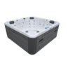 Jacuzzi Model Natuspa S5/52 Silver with Grey + Cover + UV Steps