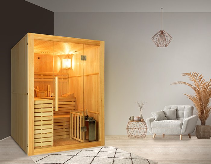 Sense Traditional Steam Sauna 3-Person