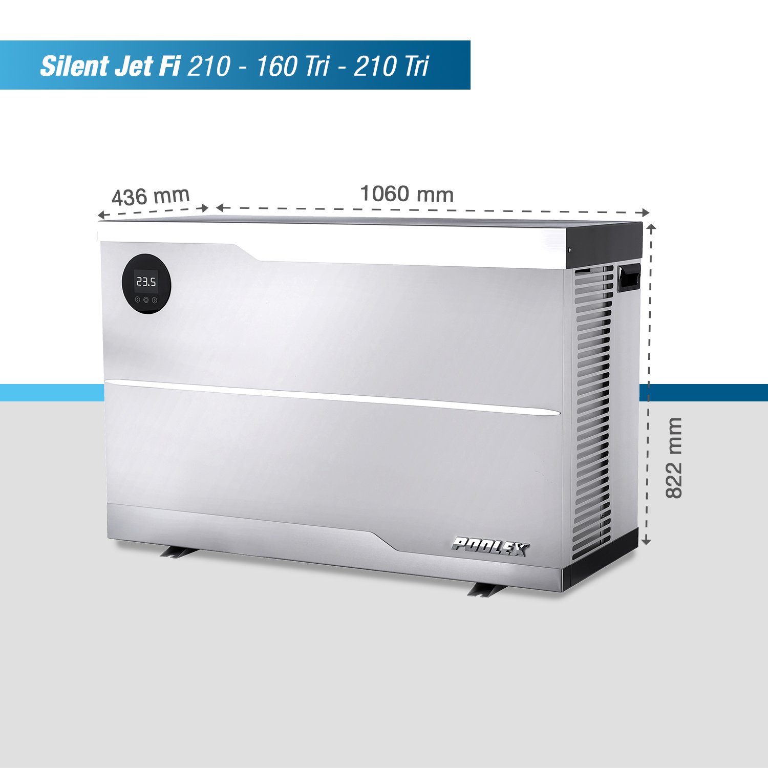 Silent Jet Fi Swimming pool heat pump