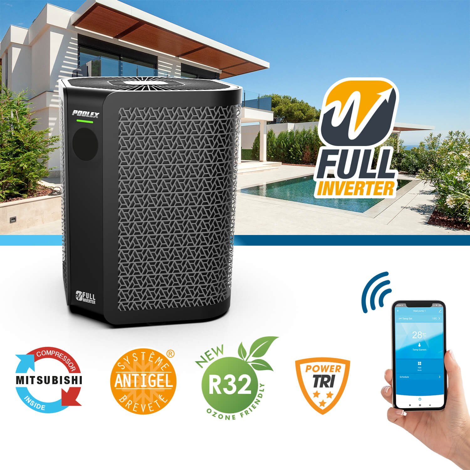 Vertigo Fi Swimming pool heat pump