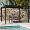 3M x 3M Anthracite Bioclimatic Pergola